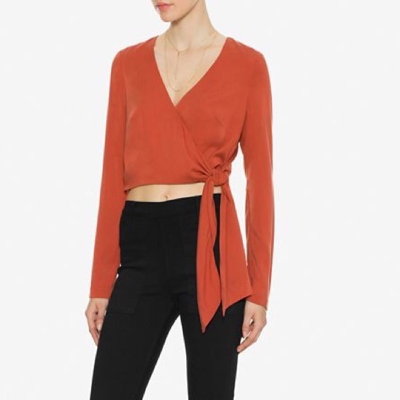 Intermix Wrap Top - Picture 1 of 4